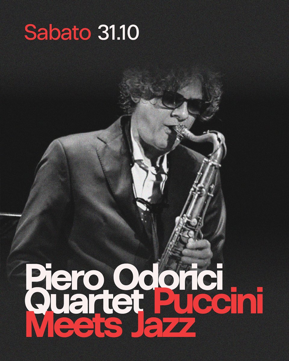 Locandina di Piero Odorici Quartet “Puccini Meets Jazz”