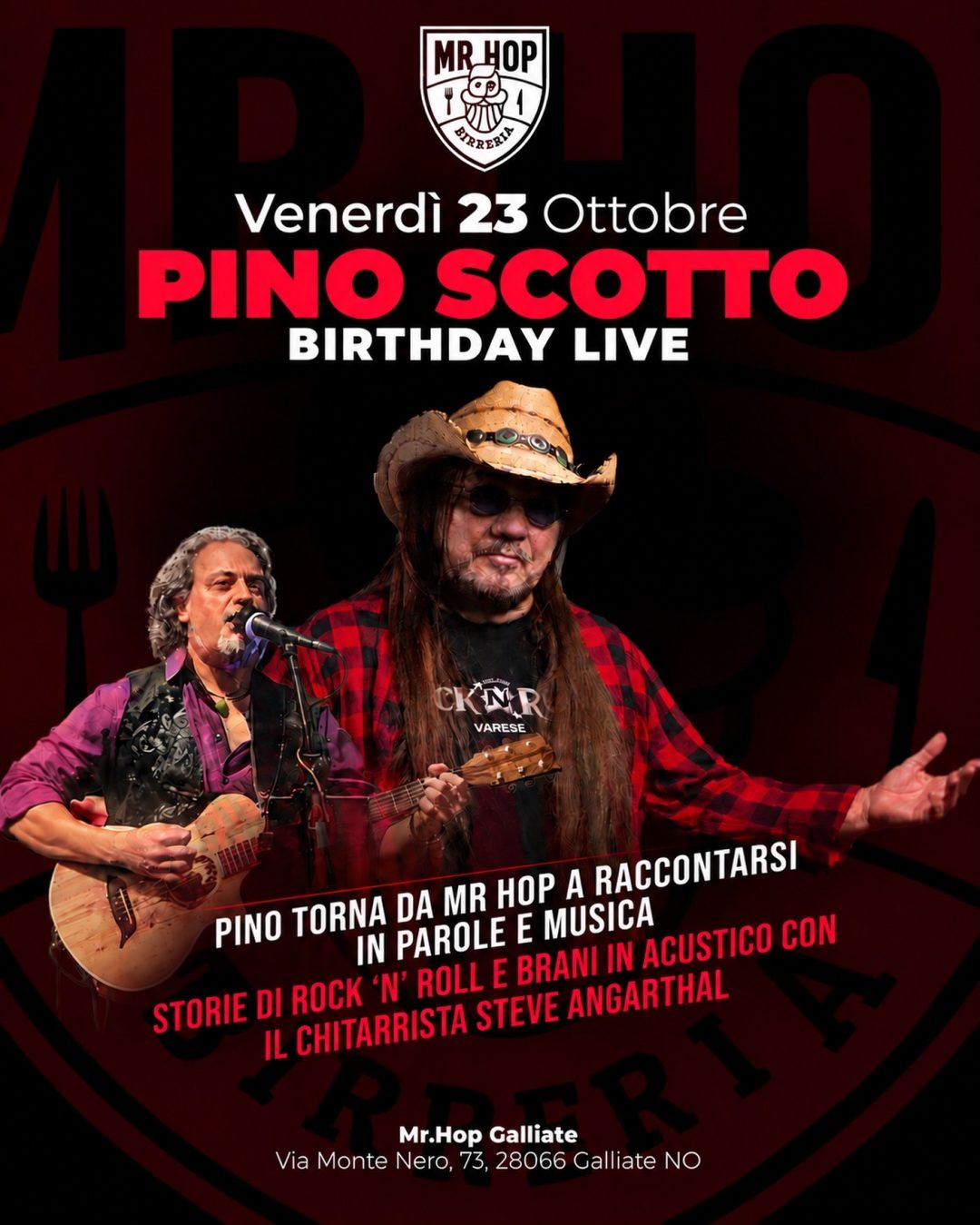Locandina di Pino Scotto Birthday Live