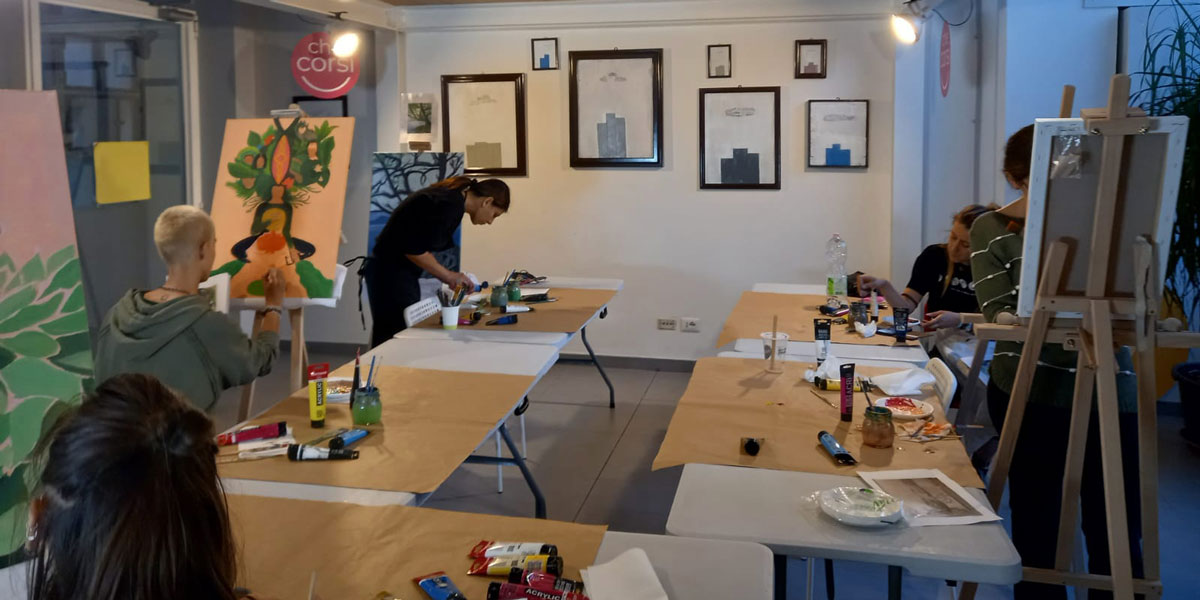 Locandina di Pittura ad Olio e Acrilico