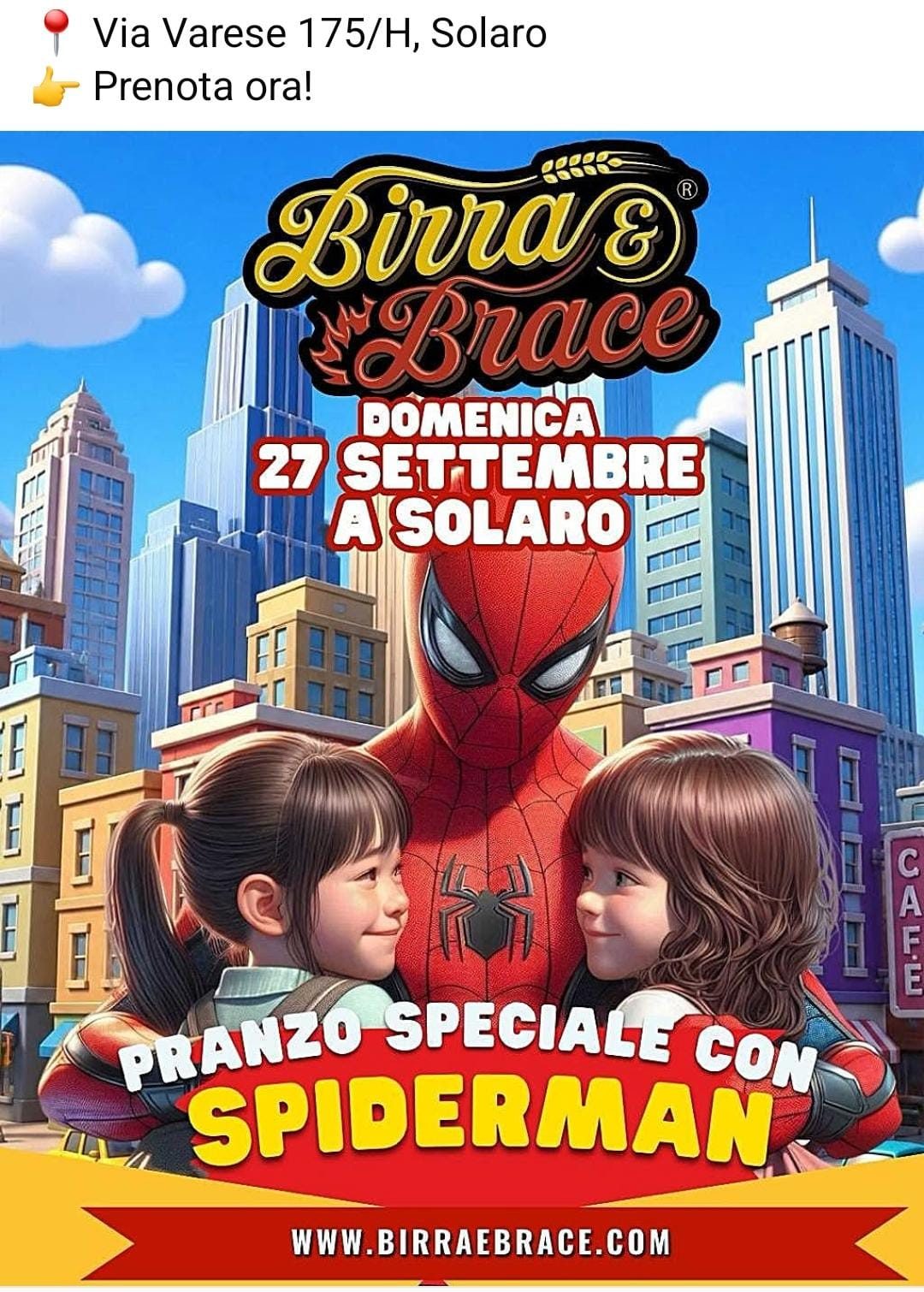 Locandina di Pranzo speciale con Spiderman