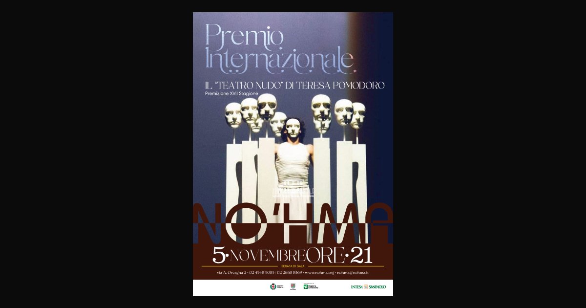Locandina di Premiazione XVII Premio Internazionale, Il "Teatro nudo" di Teresa Pomodoro