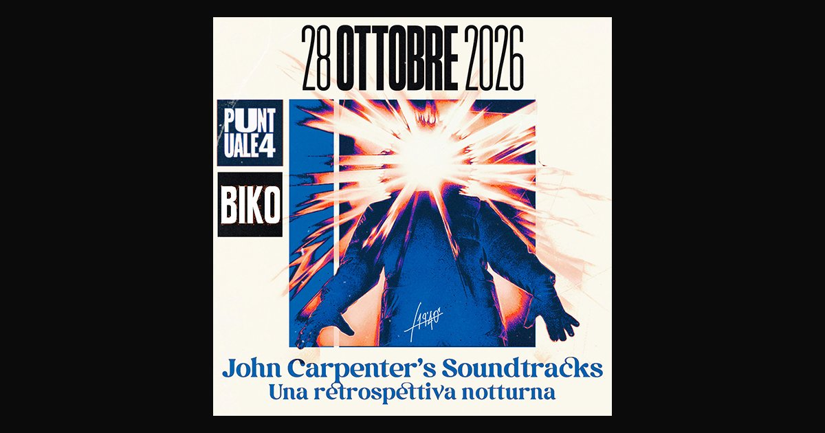 Locandina di Puntuale Festival 4 – JOHN CARPENTER'S SOUNDTRACKS