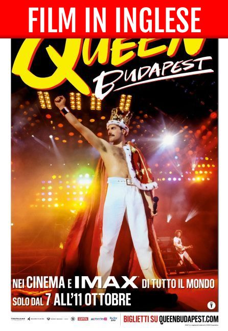 Locandina di Queen Budapest – concerto film restaurato in 4K
