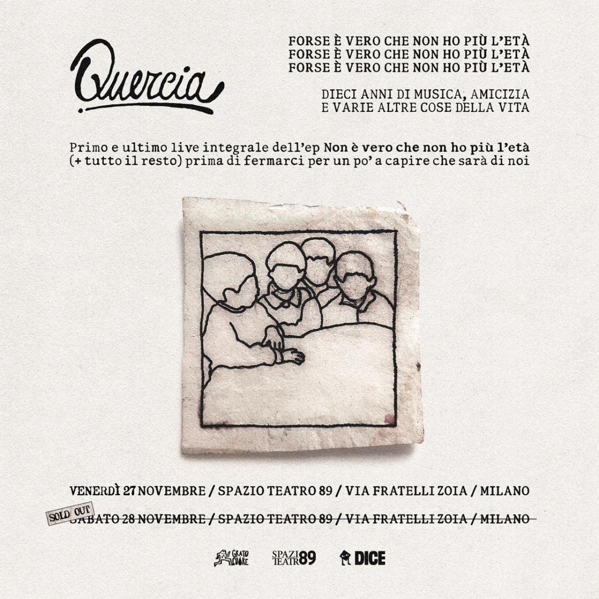 Locandina di Quercia In Concerto