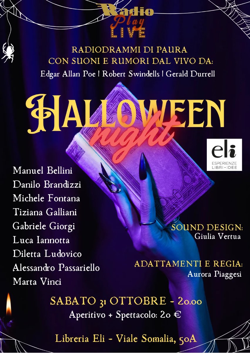Locandina di Radio Play Halloween Night – Radiodrammi di paura