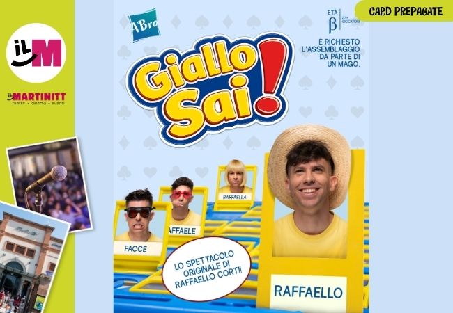 Locandina di Raffaello Corti — Giallo Sai!
