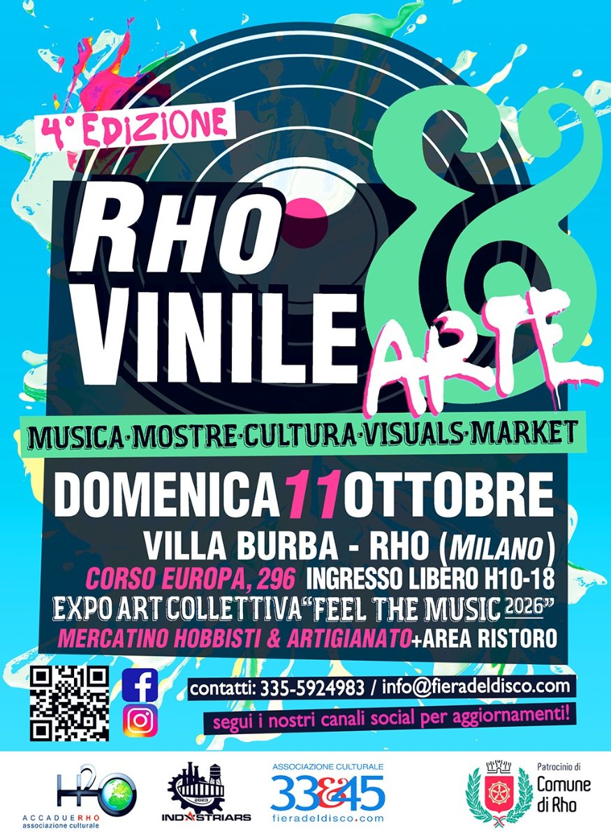 Locandina di Rho Vinile & Arte, quarta edizione