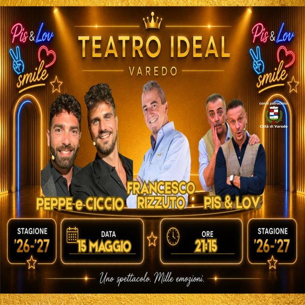 Locandina di RIDO A VAREDO - Pis&Lov - ed. MAGGIO 2027