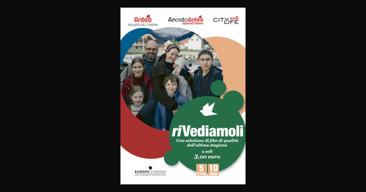 Locandina di riVediamoli a Palazzo del Cinema, Citylife e Ariosto: i migliori film della stagione a soli € 3