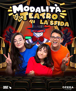 Locandina di ROBY, JENNY E LORENZIST – MODALITÀ TEATRO: LA SFIDA