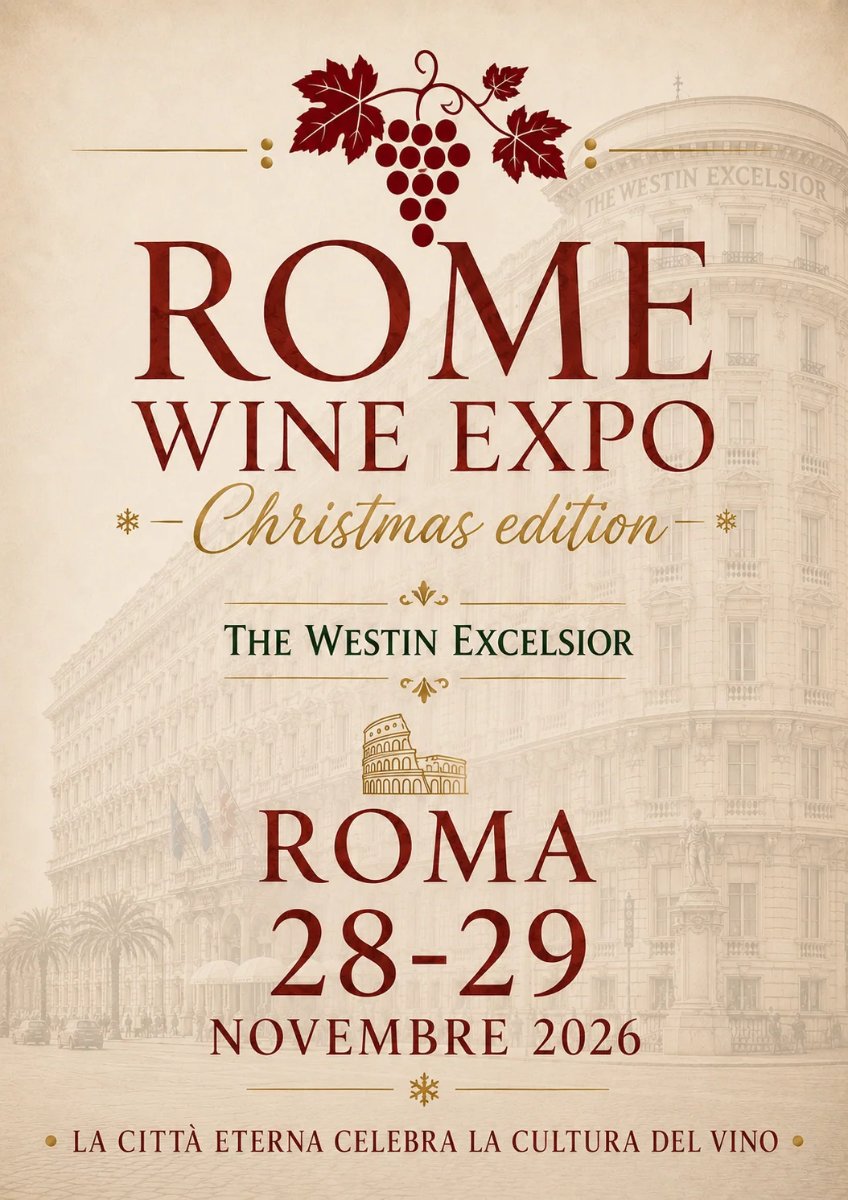 Locandina di ROME WINE EXPO Christmas Edition