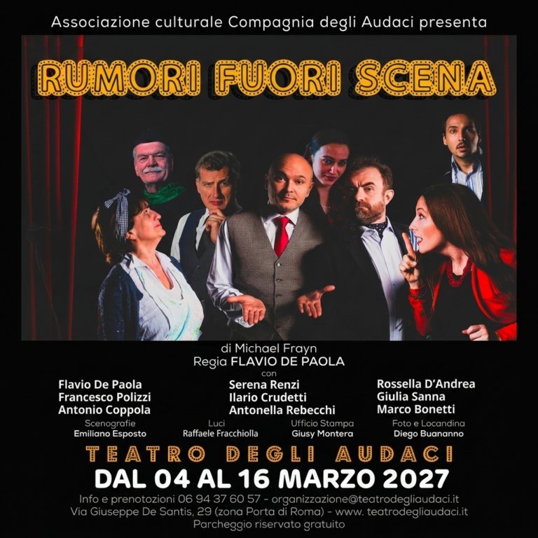 Locandina di Rumori fuori scena
