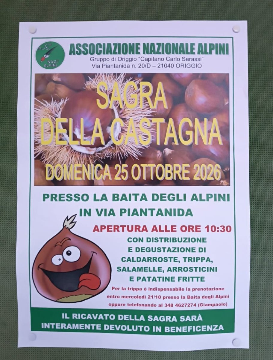 Locandina di Sagra della Castagna