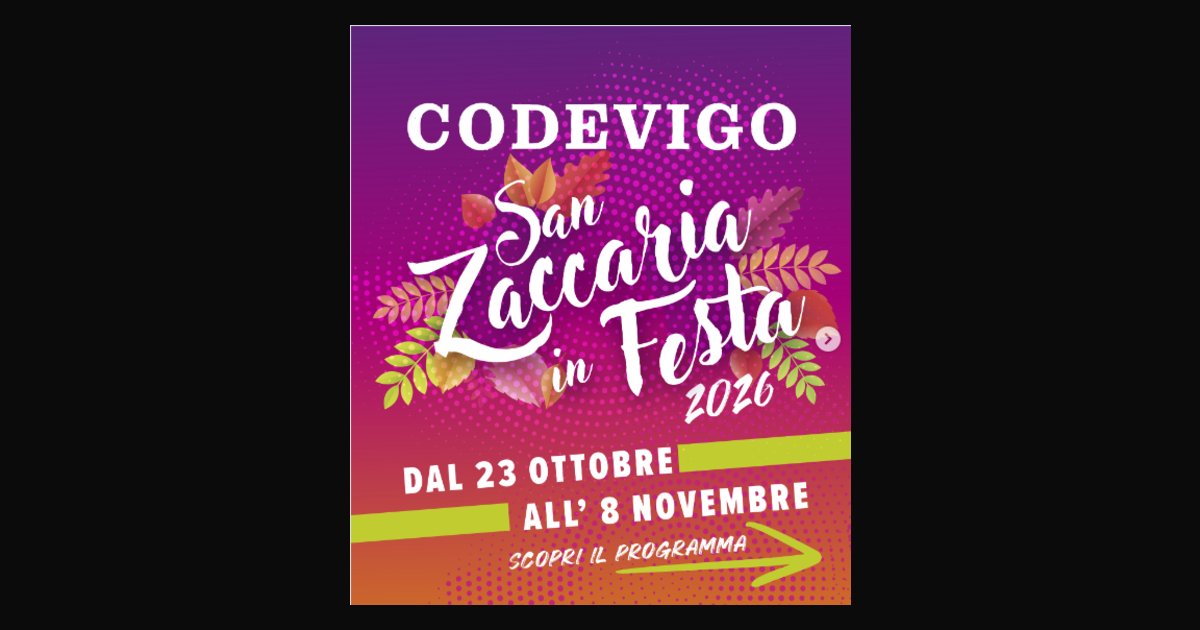 Locandina di San Zaccaria in Festa