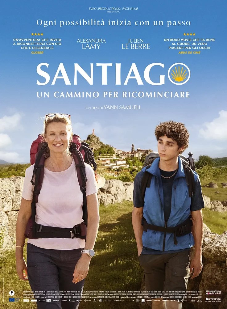 Locandina di SANTIAGO - UN CAMMINO PER RICOMINCIARE