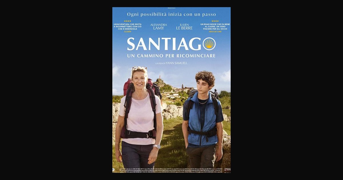 Locandina di SANTIAGO - UN CAMMINO PER RICOMINCIARE (COMPOSTELLE)