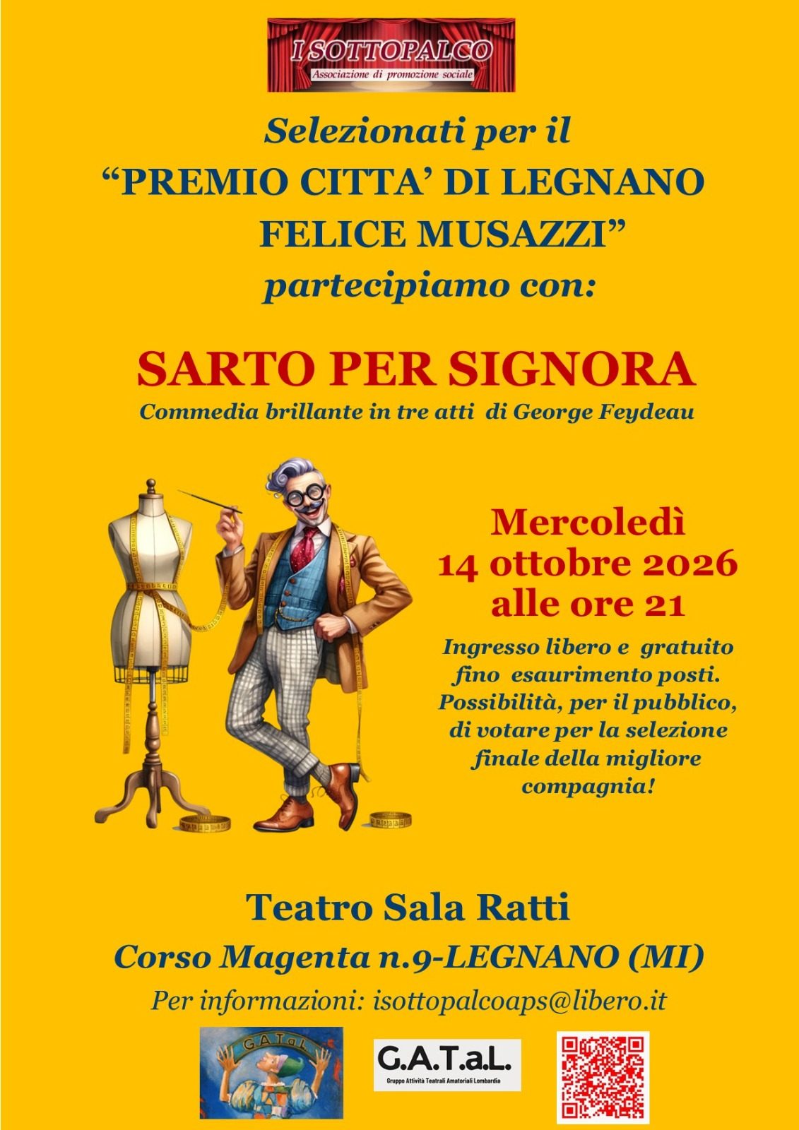 Locandina di Sarto per signora