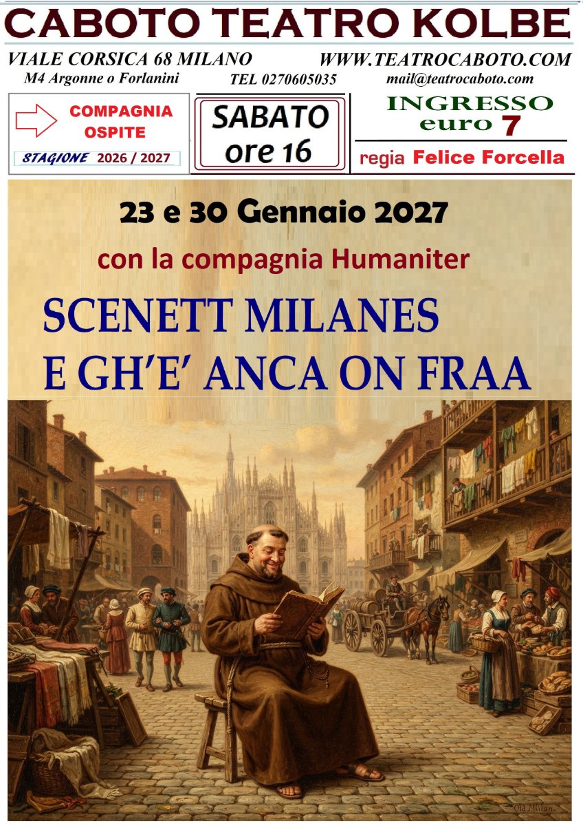 Locandina di SCENETT MILANES E GH’E’ ANCA ON FRAA