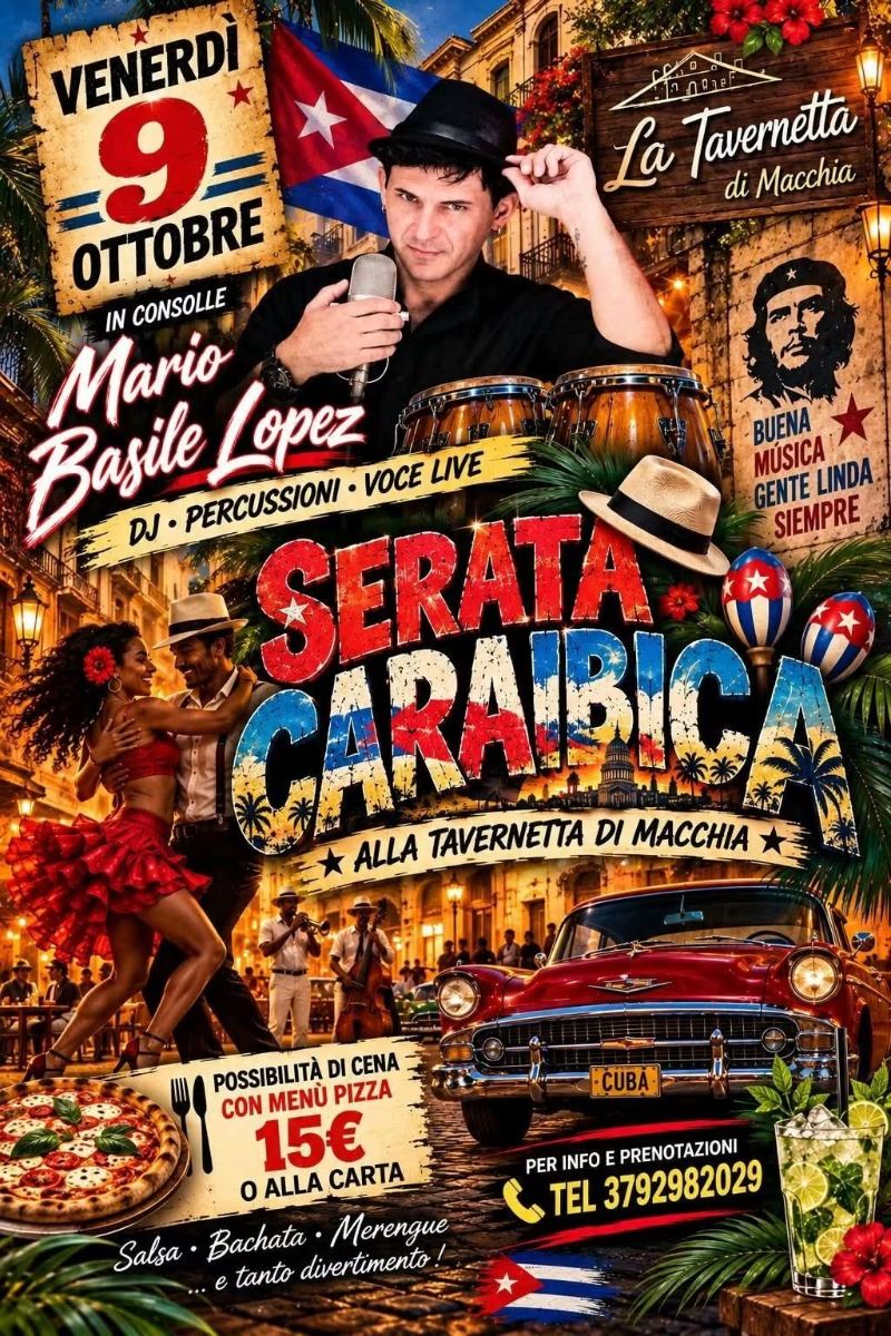 Locandina di Serata Caraibica