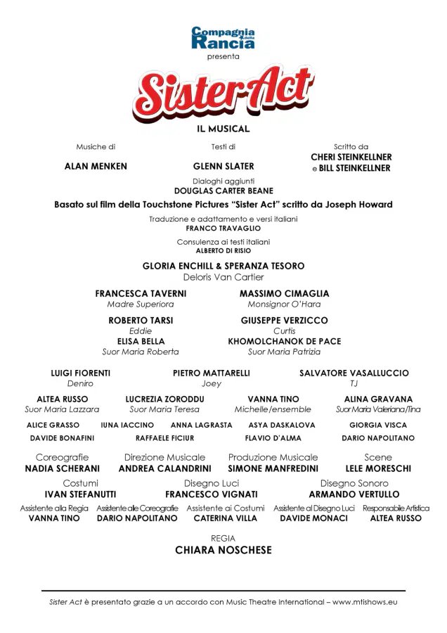 Locandina di SISTER ACT IL MUSICAL
