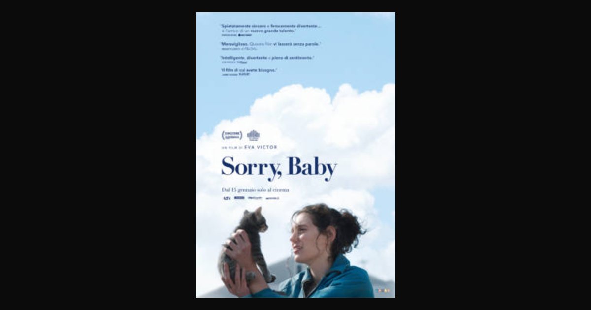 Locandina di Sorry, baby