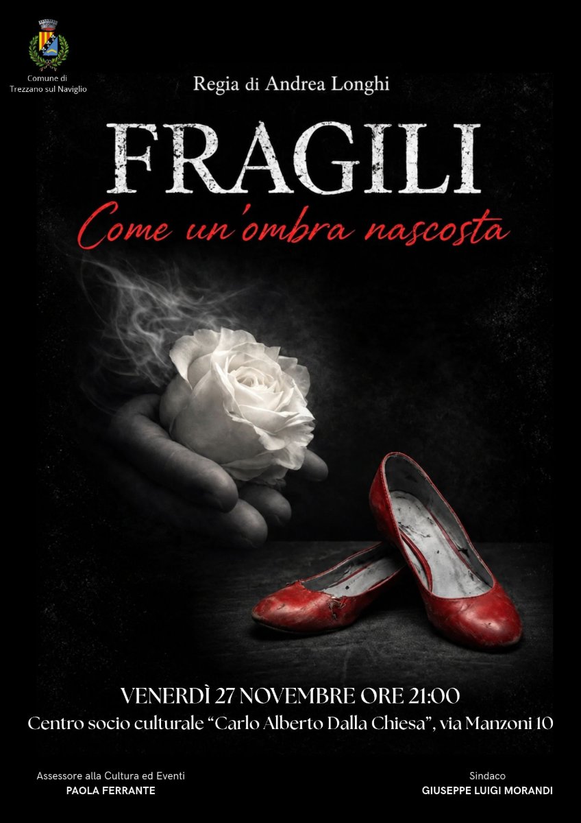 Locandina di Spettacolo teatrale "Fragili"