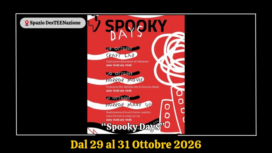 Locandina di Spooky Days