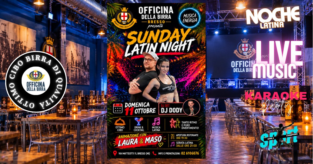 Locandina di Sunday Latin Night