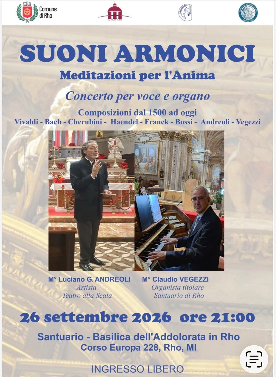 Locandina di Suoni Armonici – Meditazioni per l’Anima