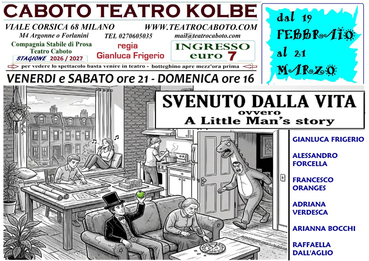 Locandina di SVENUTO DALLA VITA ovvero “A LITTLE MAN’S STORY”
