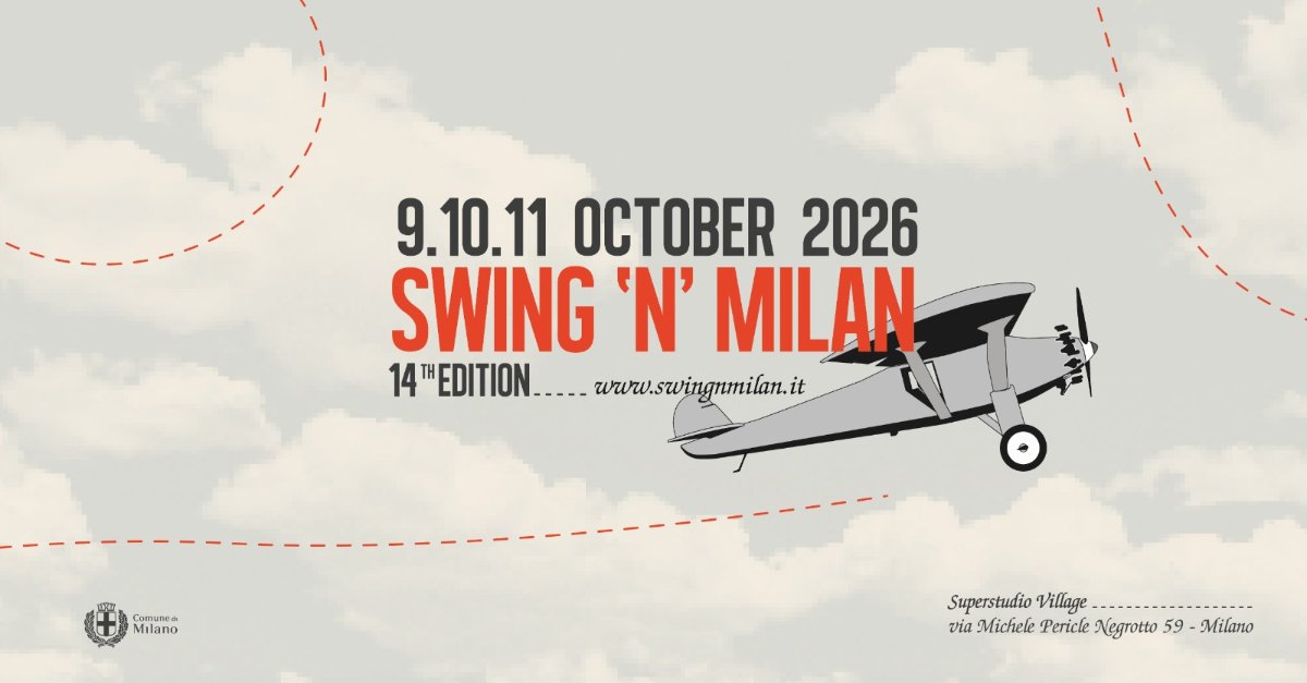 Locandina di Swing’n’Milan 2026 – 14ª edizione