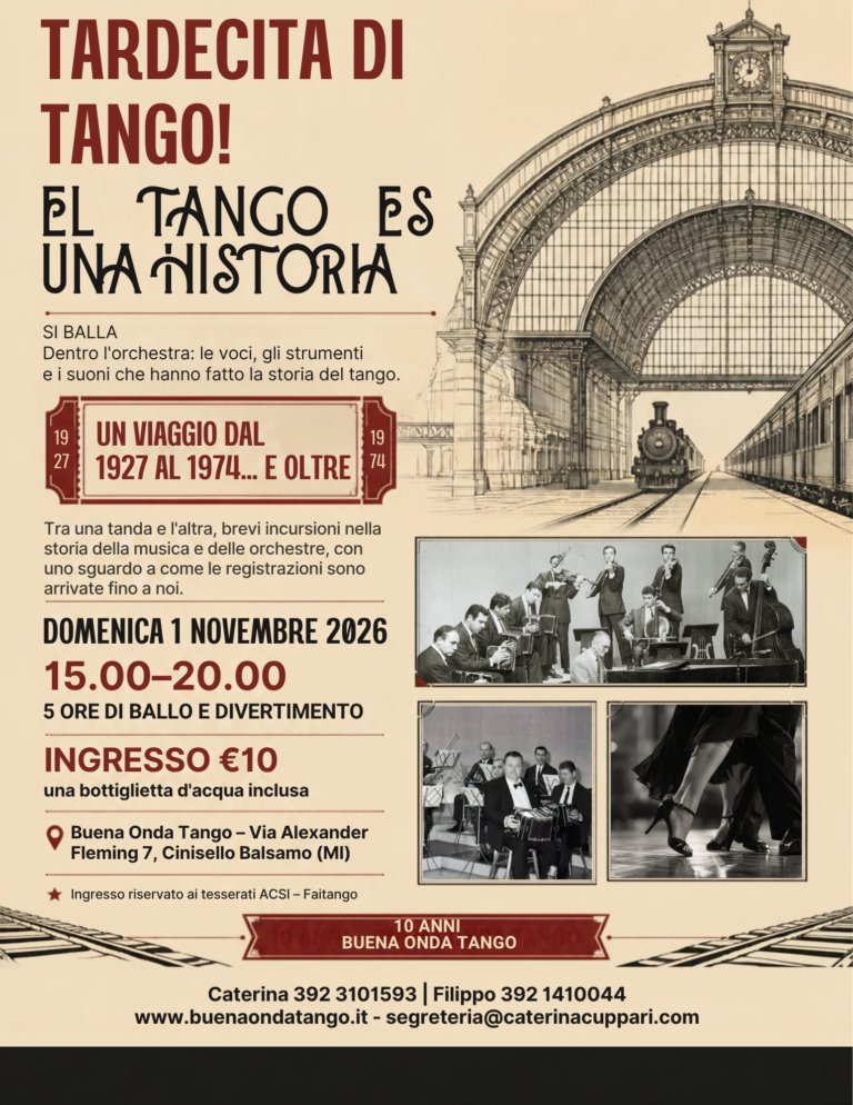 Locandina di Tardecita “El Tango es una Historia”