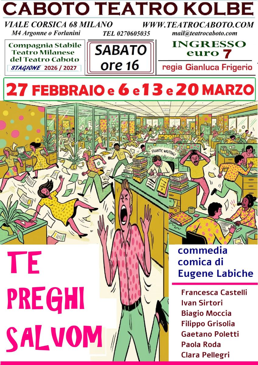 Locandina di TE PREGHI SALVOM!