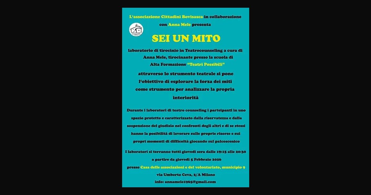 Locandina di Teatrocounseling