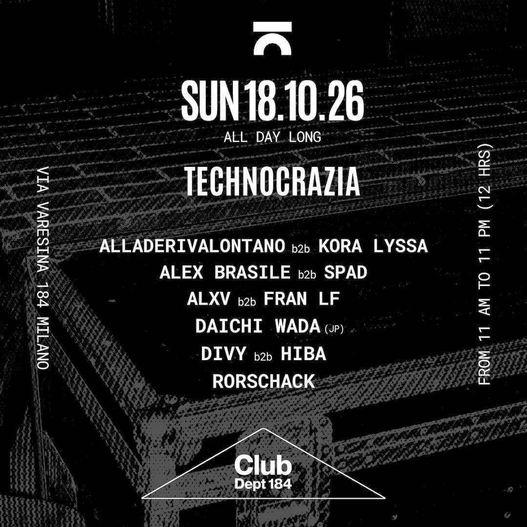Locandina di Technocrazia Season Opening 12h All Day Long