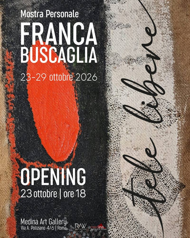 Locandina di Franca Buscaglia, la Mostra Personale