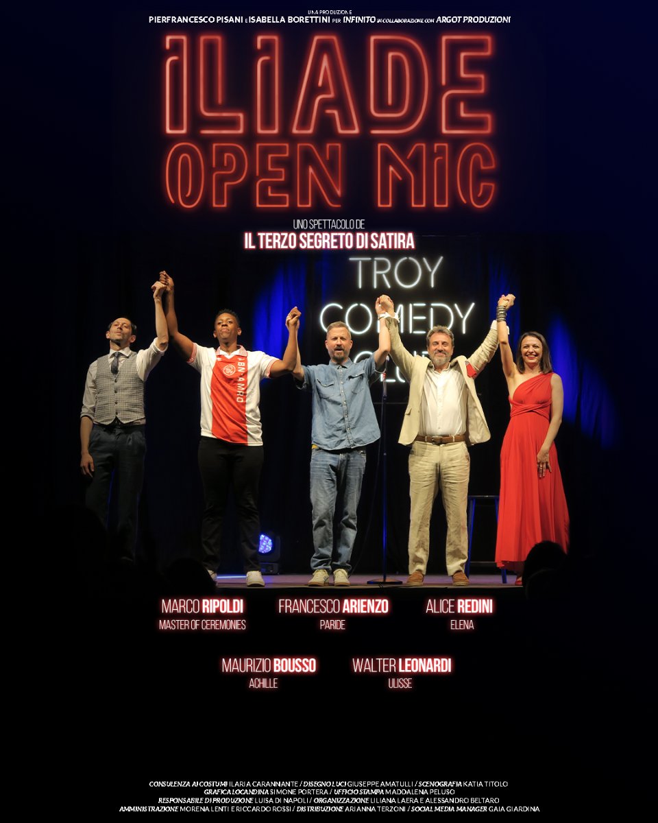 Locandina di Terzo Segreto di Satira in Iliade Open Mic