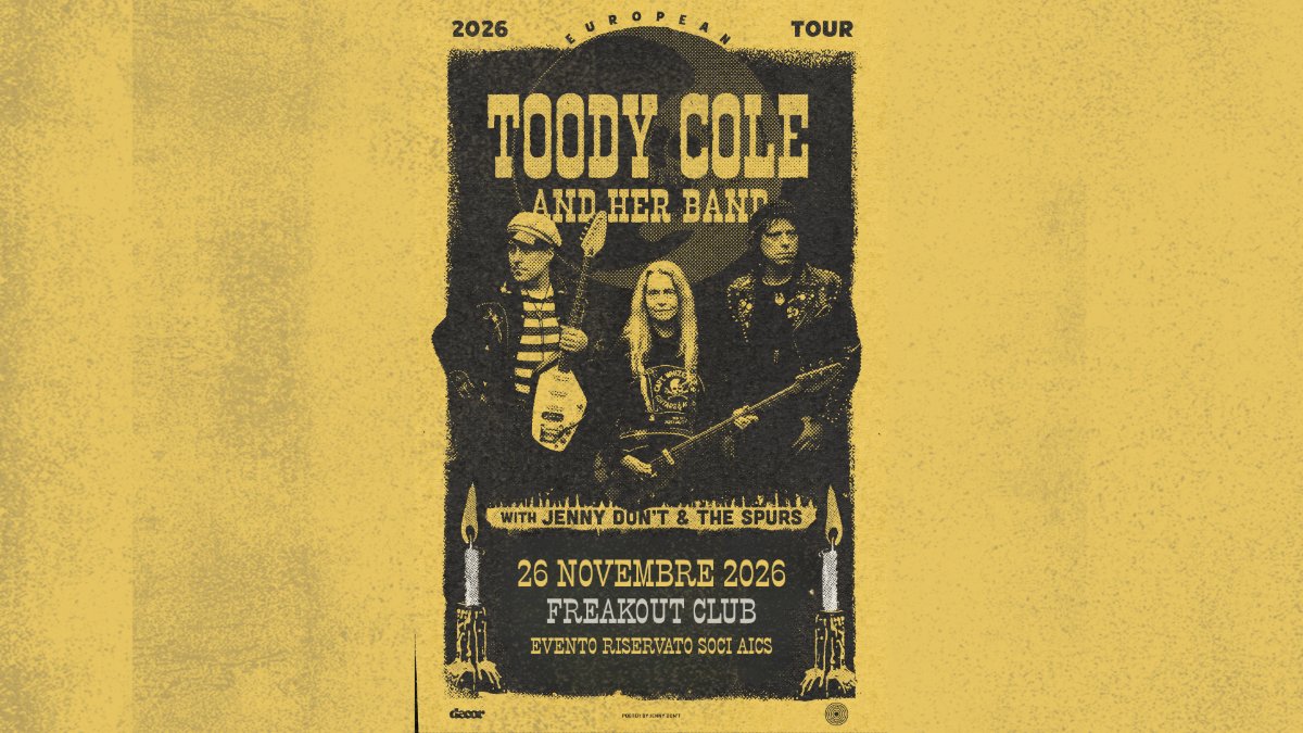 Locandina di Toody Cole and her band play Dead Moon, Jenny Don't & The Spurs