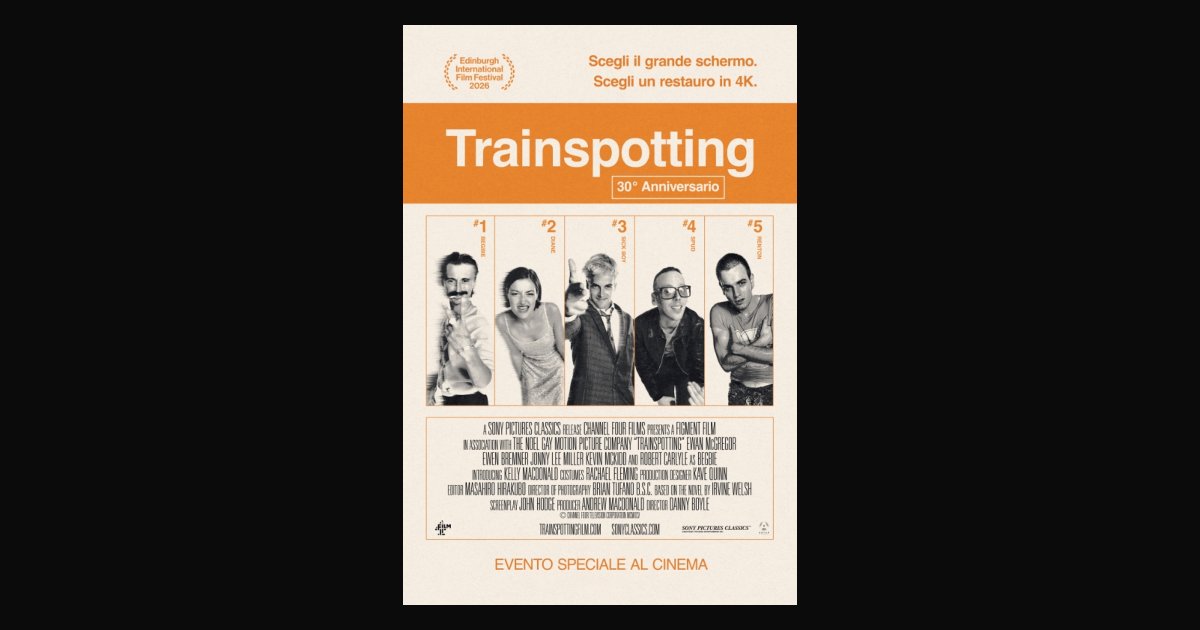 Locandina di Trainspotting 30° Anniversario