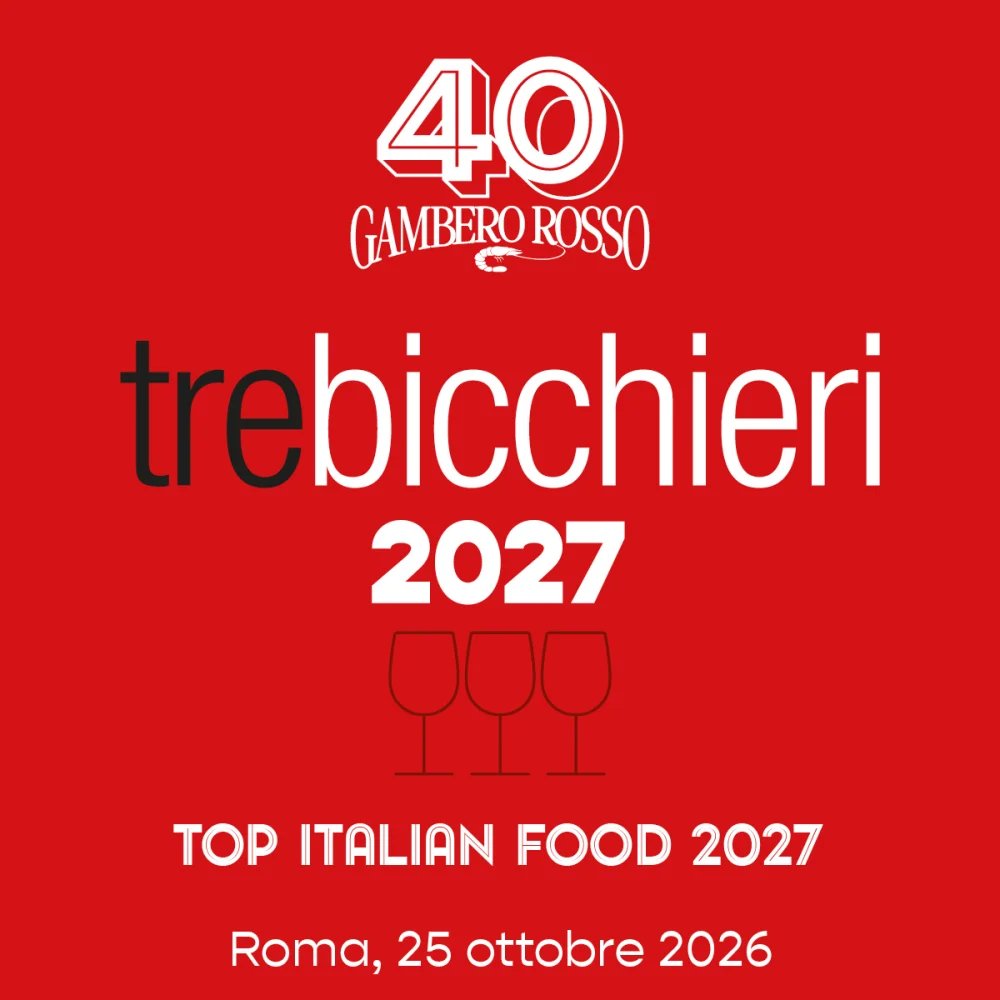 Locandina di Tre Bicchieri 2027 e Top Italian Food 2027 - evento degustazione