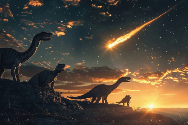 Locandina di TRE, DUE, UNO… IMPATTO! L’ASTEROIDE DEI DINOSAURI