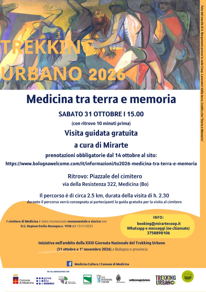 Locandina di Trekking urbano a Medicina