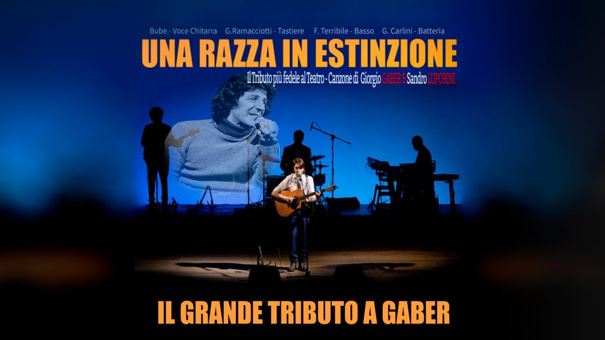 Locandina di Tributo a Giorgio Gaber