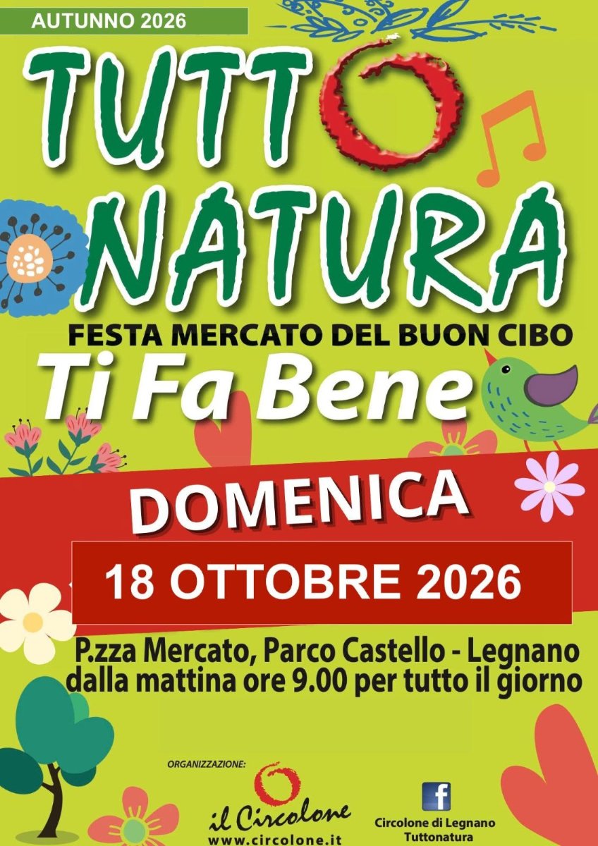 Locandina di Tutto Natura – Festa mercato del buon cibo