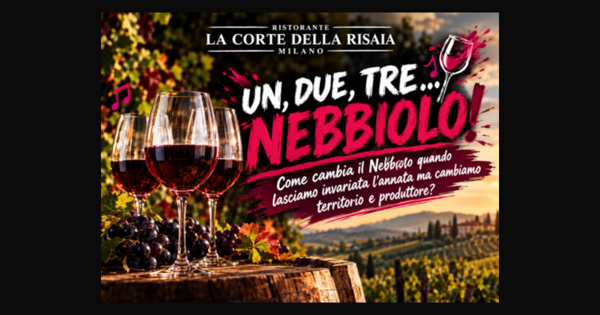 Locandina di Un, Due, Tre... Nebbiolo! (degustazione Vino)