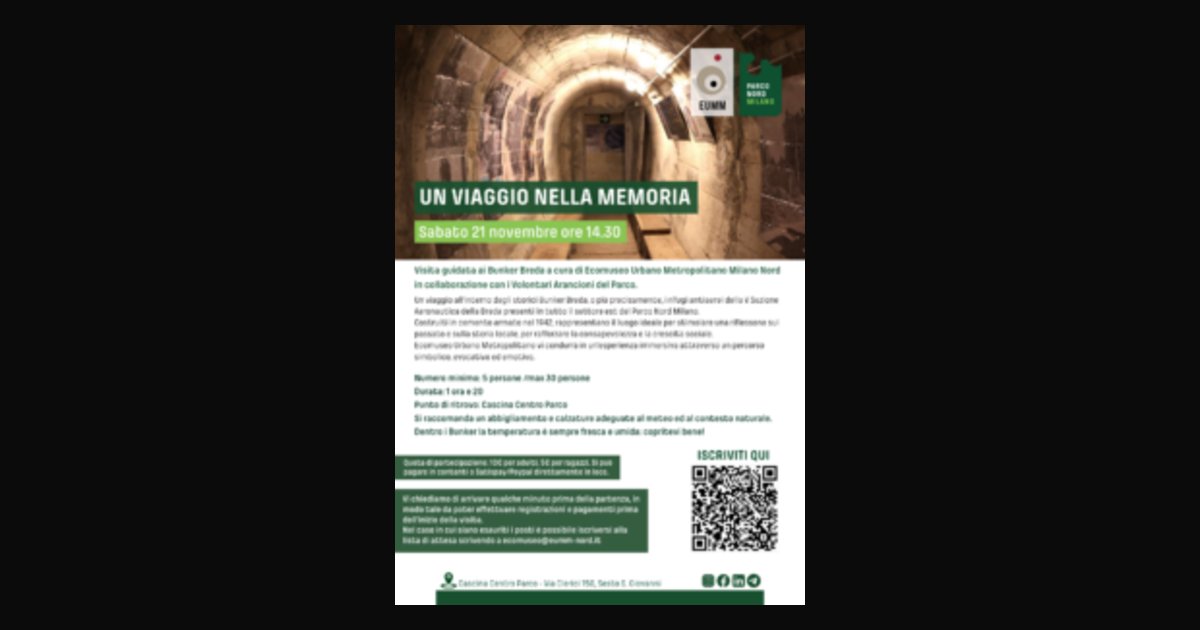 Locandina di Un viaggio nella memoria – Bunker Breda