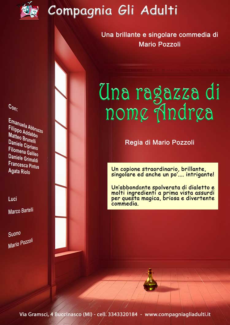 Locandina di Una ragazza di nome Andrea