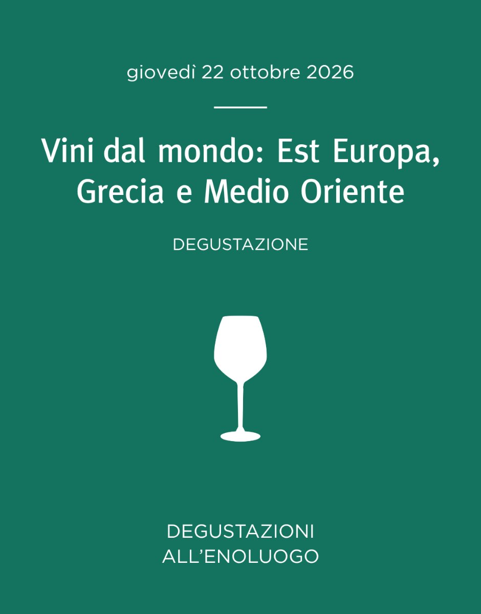 Locandina di Vini dal mondo: Est Europa, Grecia e Medio Oriente