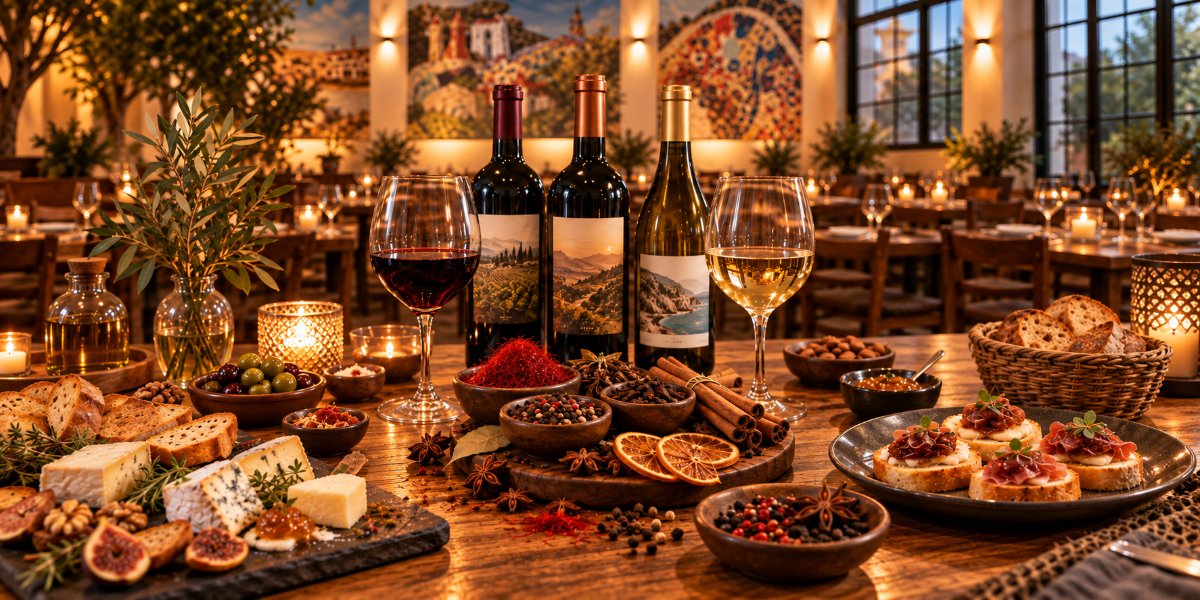 Locandina di Vini e Spezie: degustazione di tapas e vini speziati