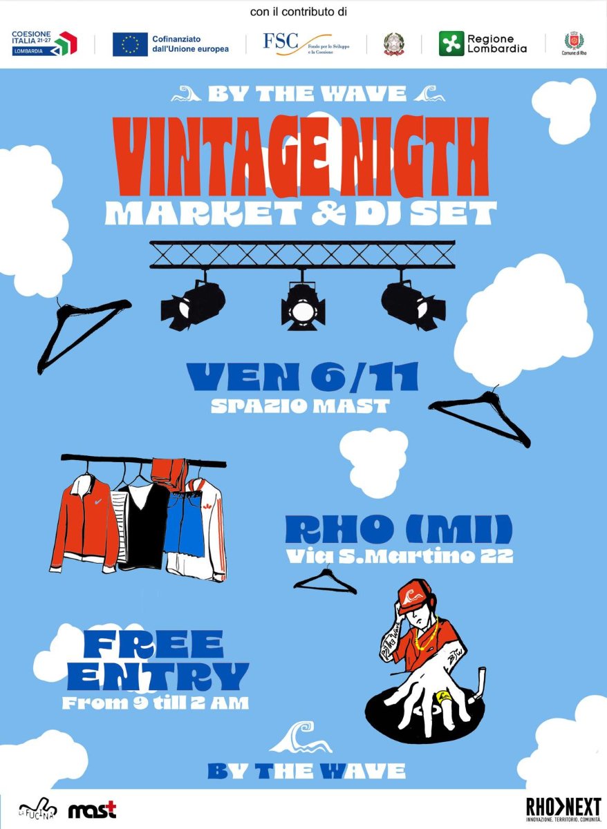 Locandina di Vintage Night: By The Wave e Spazio MAST insieme per la seconda edizione